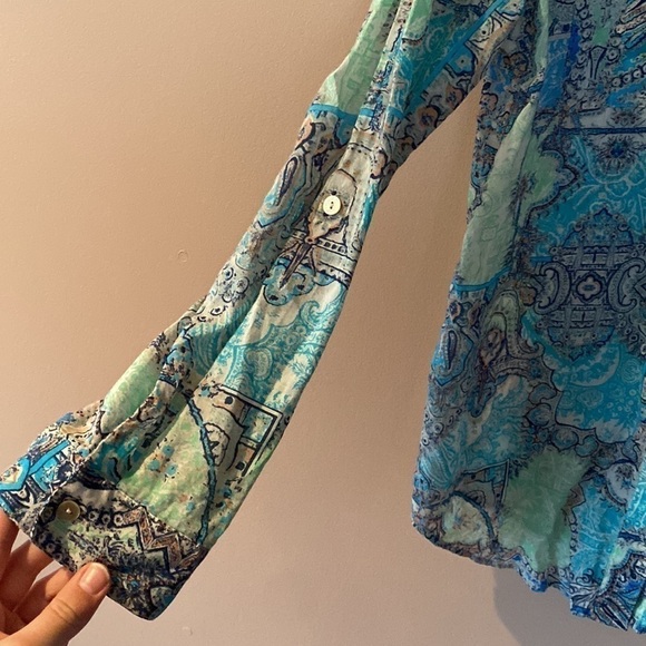 Chicos Button Down Top - Picture 3 of 8